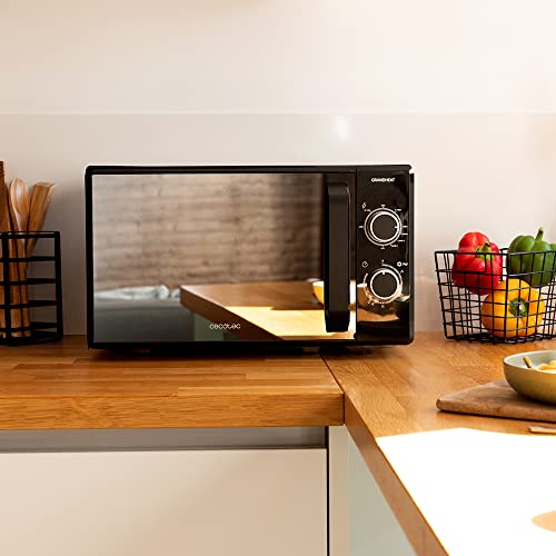 Cecotec-Microondas-con-grill-de-20-Litros-Grandheat-3140-Mirror-1050-W-en-6-Niveles-Grill-1000-W-Revestimiento-Anti-Dirt-iTech-Tecnologia-3DWave-Temporizador-Negro-con-Puerta-de-Espejo Cecotec-Microondas-con-grill-de-20-Litros-Grandheat-3140-Mirror-1050-W-en-6-Niveles-Grill-1000-W-Revestimiento-Anti-Dirt-iTech-Tecnologia-3DWave-Temporizador-Negro-con-Puerta-de-Espejo