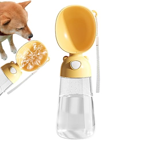 Botella de Agua para Mascotas, dispensador de Agua para Perros para Viajes   Botella de Agua Desmontable a Prueba de Fugas,Dispensador de Agua ergonómico para IR de Compras, Hacer Senderismo, Parque,