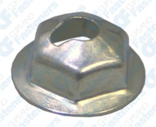 100#6-32 Washer Lock PAL Nut 7/16" O.D. 5/16" Hex Zinc
