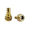 Wisepick Adjustable R134a & R1234yf AC Manual Quick Coupler Adapter Air Conditioner Refrigeration Freon Manifold Gauge Hose Connector #2