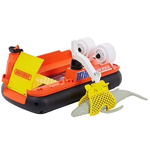 Matchbox Rettungsabenteuer-Set mit Fahrzeug und Tierfigur, Ocean Rescue – Bild 3