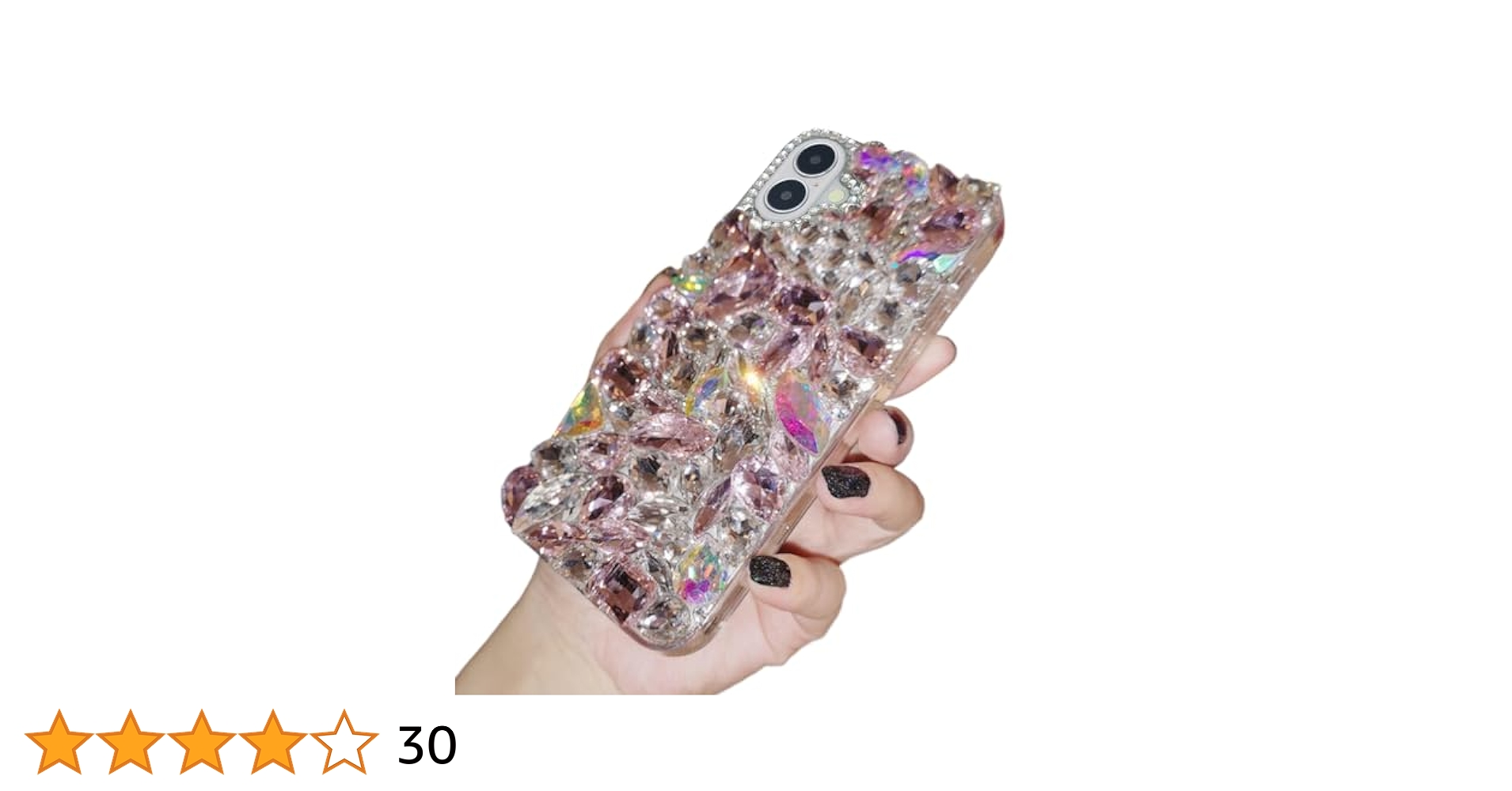 名入れ♡キラキラムーンシェルフレーク✨ピンク系 ラメ⭐︎iPhoneケース 名入れ♡キラキラムーンシェルフレーク✨ピンク系 ラメ