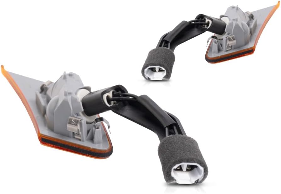 CarLights360: For Subaru BRZ Side Marker Light 2013 14 15 16 17 2018 Driver and Passenger Side | Pair | w/Bulbs | DOT Certified | For SU2554100, SU2555100