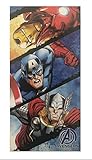Toalla playa microfibra 70x140cm de Avengers