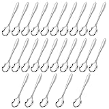 【Large Gamme D'applications】: Conçues pour une polyvalence ultime, ces petites cuillères amusantes sont indispensables pour distribuer sel, sucre, épices, miel, sauces et poivre directement depuis les pots à condiments, les boîtes à épices et les pots à sucre/sel. Outre leur fonction essentielle, elles peuvent également servir de cuillère à expresso ou de cuillère à dessert. Leur design les rend idéales pour remuer les boissons, relever la saveur des pâtisseries.