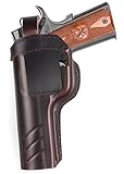 OWB 1911 Holster - Top Grain Leather for Most 1911 Style...