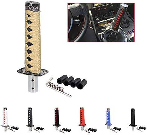 Rainbow Tree Samurai Sword Shift Knob Katana Shifter Knobs Automatic-Short Gear Shift Knob Catchers Gear Suitable for Manual Transmission Cars-Most Automatic Transmission Cars
