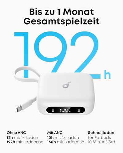 Soundcore by Anker P41i, Immersiver Sound, Klare KI-Anrufe mit 6 Mikros – Ansicht 3