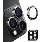 TORRAS For いphone15pro カメラ保護 【航空宇宙レベルの美しさと強さ】For いphone15pro max カメラレンズ保護 強化ガラス 黒縁取り 1セット iphone15pro・iphone 15 pro max 用カメラフィルム ブラック LensGuard