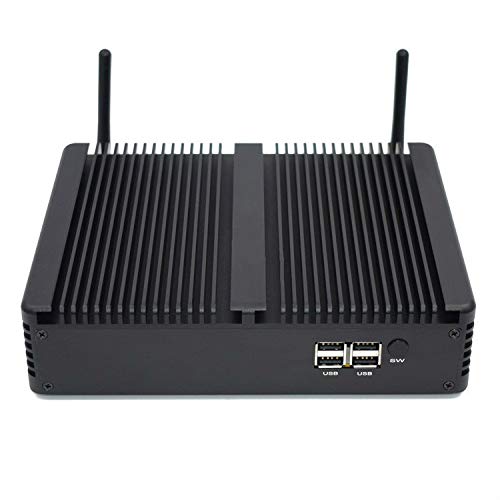 Fanless Mini PC Small Host i5 i7-8550u Three Display Office HTPC Mini Living Room Desktop Computer (