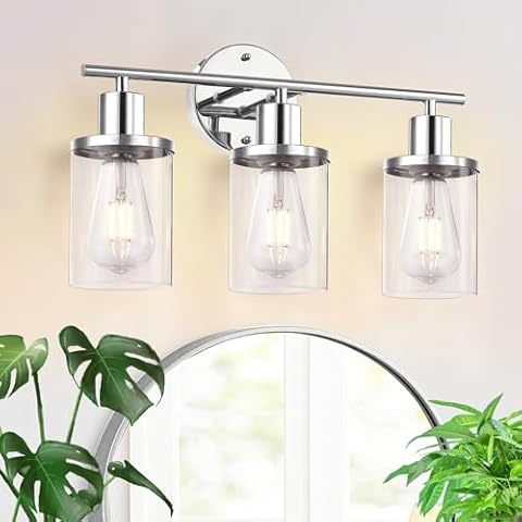 GDFFZM 3-Light Bathroom Vanity Light Cover