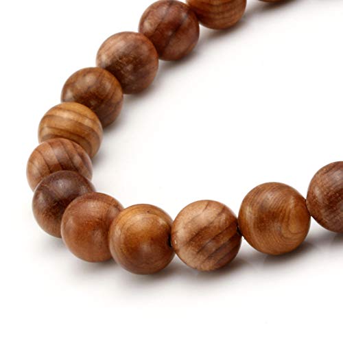 MILAKOO Jewelry Mens Womens Wood Beaded Stretch Bracelet - 8mm2