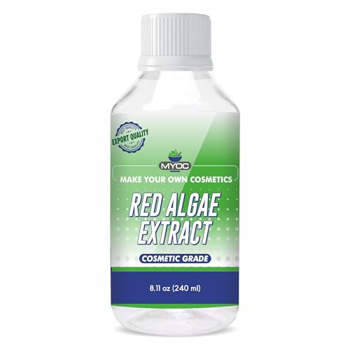 Myoc Red Algae Extract – Cosmetic-Grade Liquid | Marine-Derived Ingredient for Skin and Hair Care and DIY Cosmetics | 240 ml