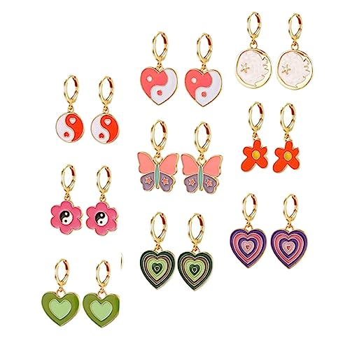 Boucles d'oreilles de mode et collier en alliage parure idéale pour le bureau et les soirées