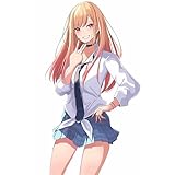 その着せ替え人形は恋をする 車用 ステッカー アニメ 車シール 防水 DIY 改造 汎用 カーデコレーション ノート スーツケース パソコン 飾り物 10cm