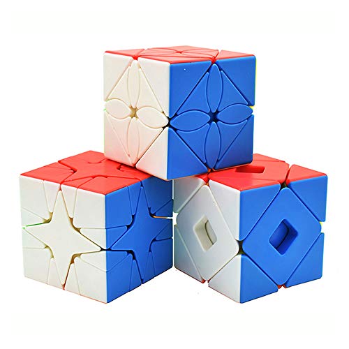 Yealvin Magic Cube Set, Speed Cube Bundle of Mastermorphix Magic Box