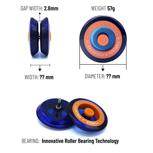 image for Yomega Magnetar Responsive High Performance Ball Bearing Yoyo for Kids