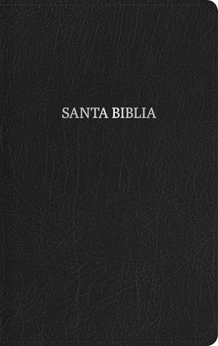 Biblia Reina Valera 1960 Compacta, Letra Grande, negro, piel fabr...
