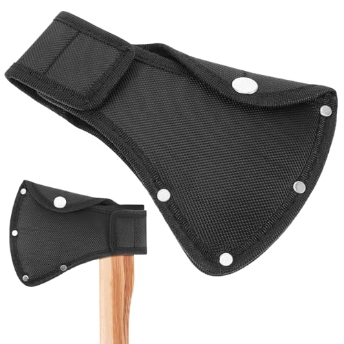 CdbC Hatchet Sheath, Oxford Hatchet Cover for Safety, Outdoor Camping Axe Blade Protection Cover, Axe Blade Protector with Belt Loop