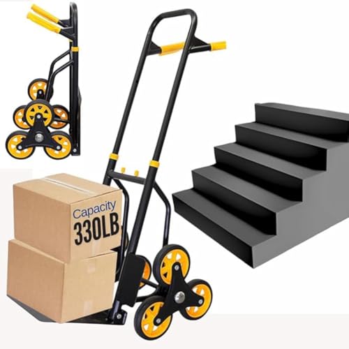 Carretilla plegable resistente para escaleras 6 ruedas miniatura 2