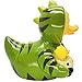 CelebriDucks Jurassic Quack Dinosaur - Premium Bath Toy Collectible - Adventure Movie Themed - Perfect Present for Collectors, Celebrity Fans, Music, and Movie Enthusiasts