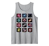 Tipos de nebulosas Gráfico astronómico Amantes de la Ciencia Espacial Camiseta sin Mangas