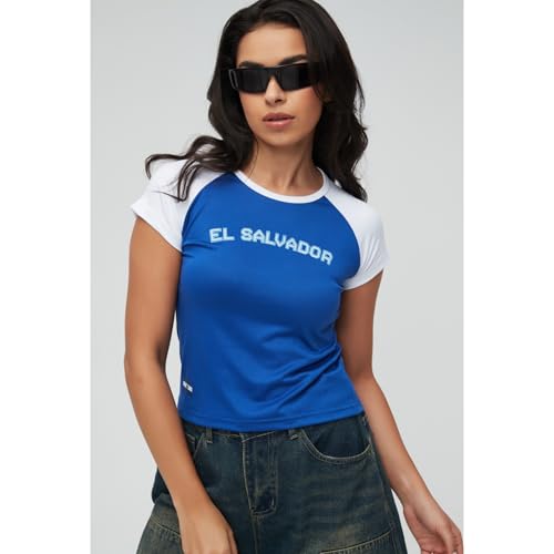 LRF Graphic Top Baby Tee Y2k Tops Brazil Shirts Crop Top 2000s Top Spaghetti Strap Tank Top Mexico Top Vintage Top2