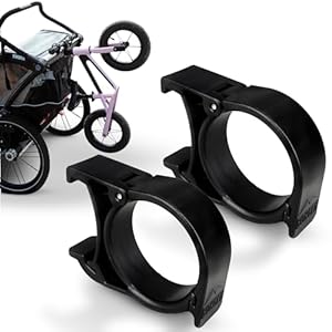 Borgen Clip - Kinder Fahrrad und Laufrad Halterung geeignet für Thule Chariot ab 2017-2023 Sport, Cross, Cab, Lite 2 bis 14 Zoll max. 10 kg - Fahrradhalter für Thule Fahrradträger