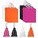 12 Pezzi Sacchetti regalo Borse in tessuto non tessuto Sacchetti per feste Borsa per la spesa riutilizzabile con coulisse Sacchetti per dolci per bomboniere, snack, giocattoli, 4 colori - 25x35 cm