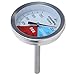 Termometr do grilla, 100 - 550℉ gospodarstwo domowe stal nierdzewna piekarnik grill termometr gotowanie temperatura guage tarcza średnica 52 mm długość pręta 62 mm