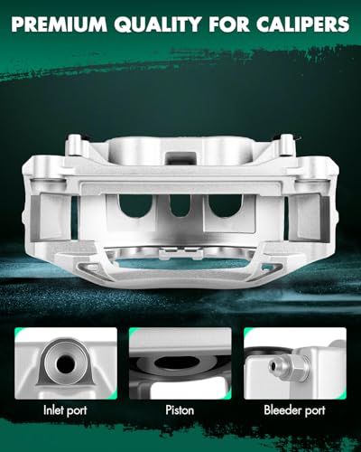 Image of SCITOO - Rear Left Disc Brake Caliper Assembly w /Bracket for Ford