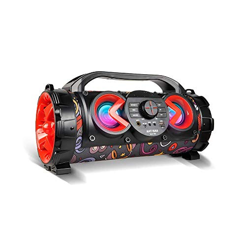 Image of Ant Audio Rock 400 Bluetooth Party Speakers with FM Radio, Micro SD Card, USB, MIC and Aux 3.5 mm Support, Microphone for Karaoke Machine, LED Lights and Subwoofer - 40 watt