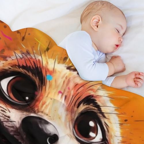Couverture suricate en flannel douce 130×180cm pour lit et canapé - 5