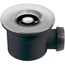 Valvula Fregadero 90Mm Wirquin 34060401 - Válvula de ducha (90 mm de diámetro), color gris