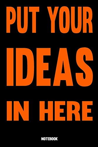 PUT YOUR IDEAS IN HERE Notebook: Organizer For All Your Brilliant Ideas and Great Thoughts | Personal Journal and Planner | 120 Pages, 6x9 Dotgrid | ... University | Gift for Creative People image 3