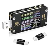 diymore USB Tester Messgerät USB Strommessgerät 1.77inch LCD 2-in-1 Digital...