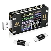 Tester USB Multimetro KM601 – Misuratore Di Tensione 4-28V, Corrente 0-7A E Potenza 140W – Rilevatore Ricarica Rapida Con Schermo LCD 2” - 5