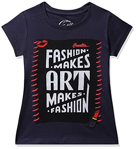 Image of Max Girls Cotton Printed Regular Fit Tshirt