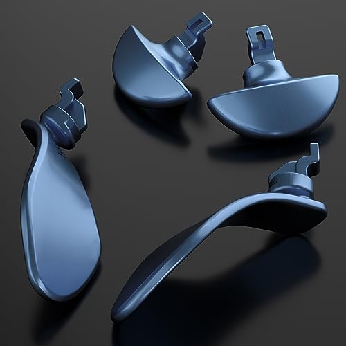 Image of eXtremeRate Back Paddles for PS5 Edge Controller, Metallic Neptune Blue Replacement Interchangeable 4PCS Metal Back Buttons for PS5 Edge Controller - Controller NOT Included