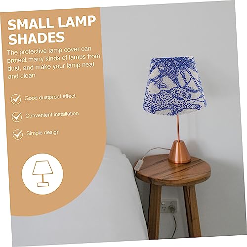 Osaladi 03532278MB7R Embroidered Fabric Lampshade Fabric Lamp Shade Small Lamp Shades Chandelier Shade Cloth Lamp Cover Wall Lamp Table Lamp Shade Tropical Lamp Shade E27 Housing Cover Desktop Iron thumb #2