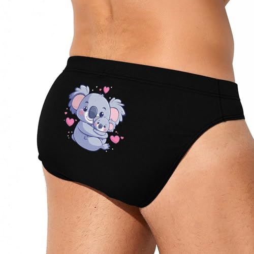 Koala Mama Mens Swim Briefs Quick Dry Swim Trunk Bikini Underwear Swimsuit3