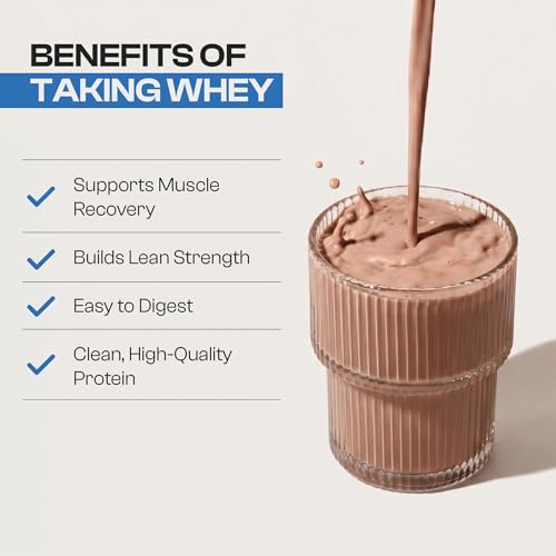 Image of Unbrand Real Whey Protein Powder | Dark Cocoa Flavor | 24 g Protein Per Scoop | Isolate & Concentrate Blend | Easy Digestion | No Preservatives | 500 gram
