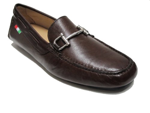 Davinci Men's Italian Leather 9680 Driving Moccassin