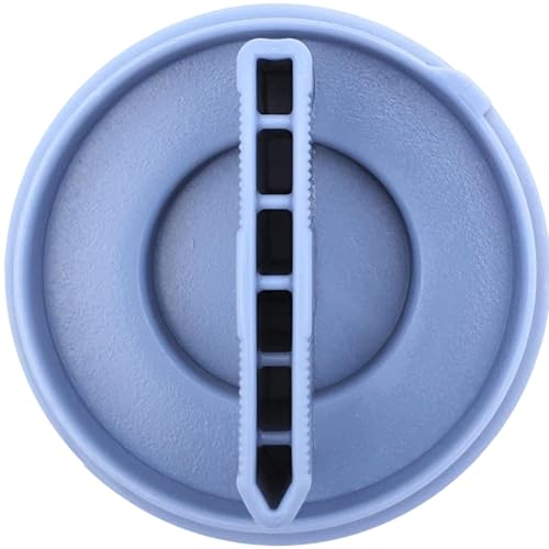 NaschLager Flusensieb 00647920 kompatibel mit Bosch Siemens Constructa Neff Waschmaschine Waschtrockner Ersatzteil Filtersieb Ablaufpumpe Ø 64 mm blau mit Dichtung POM Kunststoff