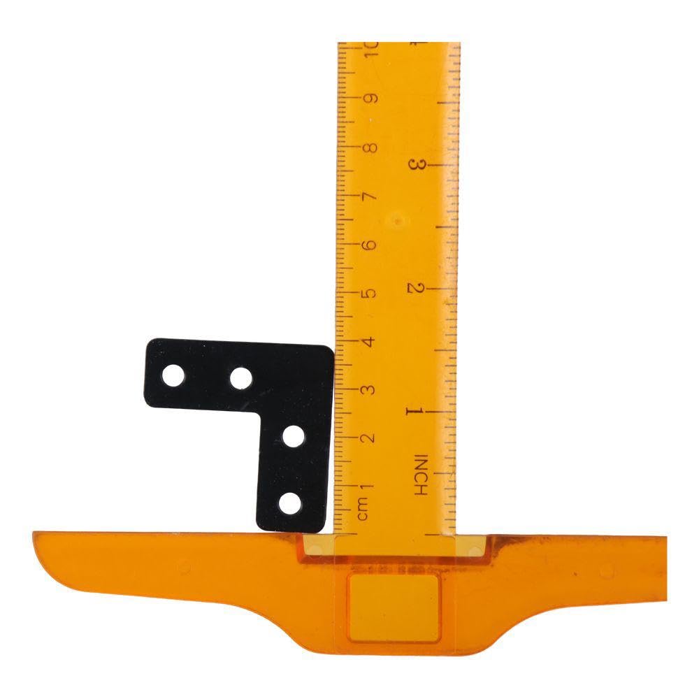 L-Shape Corner Braces 10pcs Black Flat Corner Braces,40*40mm Black Right Angle Mending Repair Plates Corner Brackets Repairing Shelf