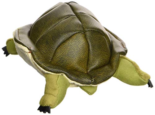 Folkmanis Turtle Finger Puppet, Grün, Braun