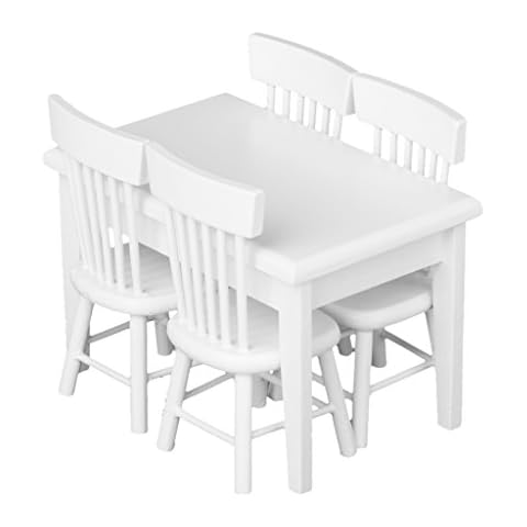 Fenteer 1:12 Puppenhaus Esszimmer Möbel Cover