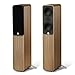 Q ACOUSTICS Holme Oak 5040 - Altoparlante singolo da pavimento, driver medio/basso da 5", tweeter da 1", altoparlanti TV per sistema audio surround, altoparlanti per giradischi in vinile, Hi-Fi,