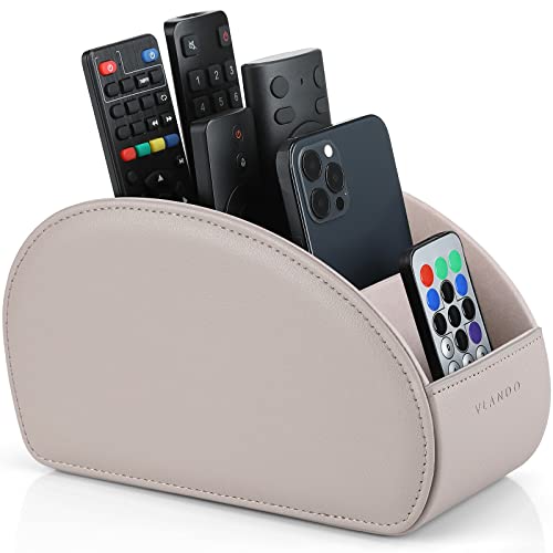 bimiti Plateau de canapé en bois bambou, télécommande et organiseur de