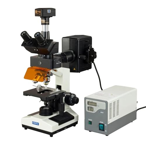 Image of OMAX 40X-2500X 18MP USB 3.0 Digital EPI-Fluorescence Trinocular Compound Biological Lab Microscope